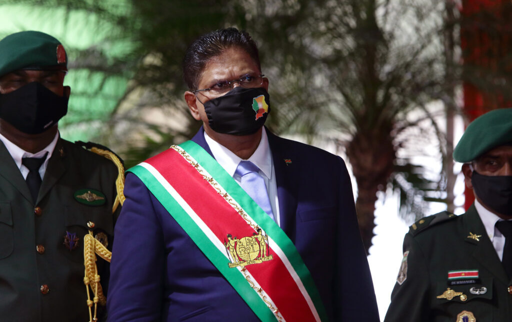 Surinaamse president heeft corona
