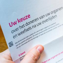Acht miljoen Nederlanders hebben keuze ingevuld in Donorregister
