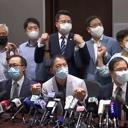 Video | Hongkongse prodemocraten stappen op: ‘Hongkong, hou je taai!’