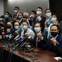 Prodemocratische oppositie van Hongkongs parlement stapt massaal op