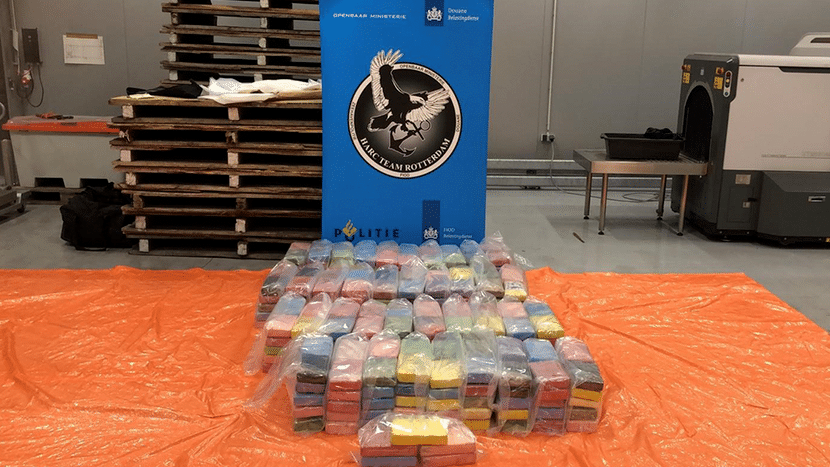 Douane onderschept 421 kilo cocaïne in Rotterdamse haven