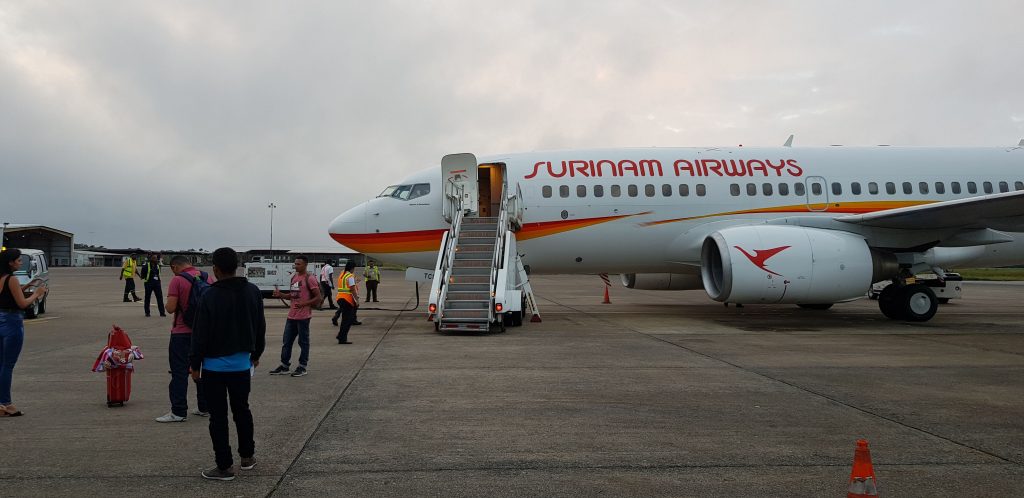 Luchtruim Suriname gesloten