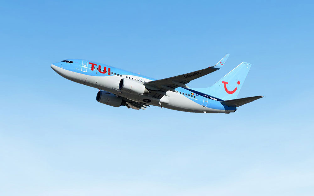 TUI fly start vluchten van België naar Aruba