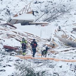 Dodental aardverschuiving Noorwegen opgelopen naar zes