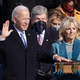 Joe Biden ingezworen als 46e president van de Verenigde Staten
