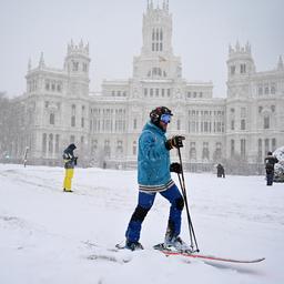 Na hevige sneeuwstorm bereidt Spanje zich voor op flinke kou
