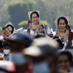 Opnieuw arrestaties en waterkanonnen bij protesten Myanmar