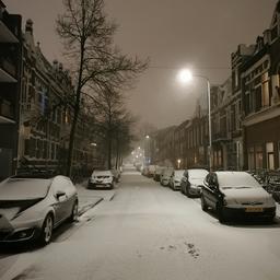 Voor het eerst in ruim tien jaar een sneeuwstorm in Nederland