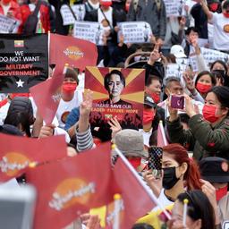Gedetineerde afgezette Myanmarese leider Aung San Suu Kyi lijkt gezond