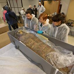 Poolse wetenschappers ontdekken voor het eerst zwangere mummie