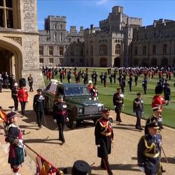 Video | Zo zag de uitvaart van prins Philip op Windsor Caste eruit