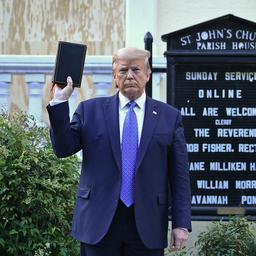 Foto Trump met bijbel niet de reden voor beëindiging van demonstratie