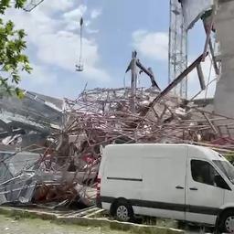 Video | Ravage in Antwerpen na instorten school in aanbouw