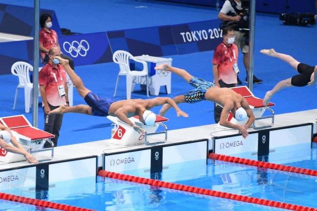 Arubaanse zwemmer Mikel Schreuders verbetert record in Tokyo