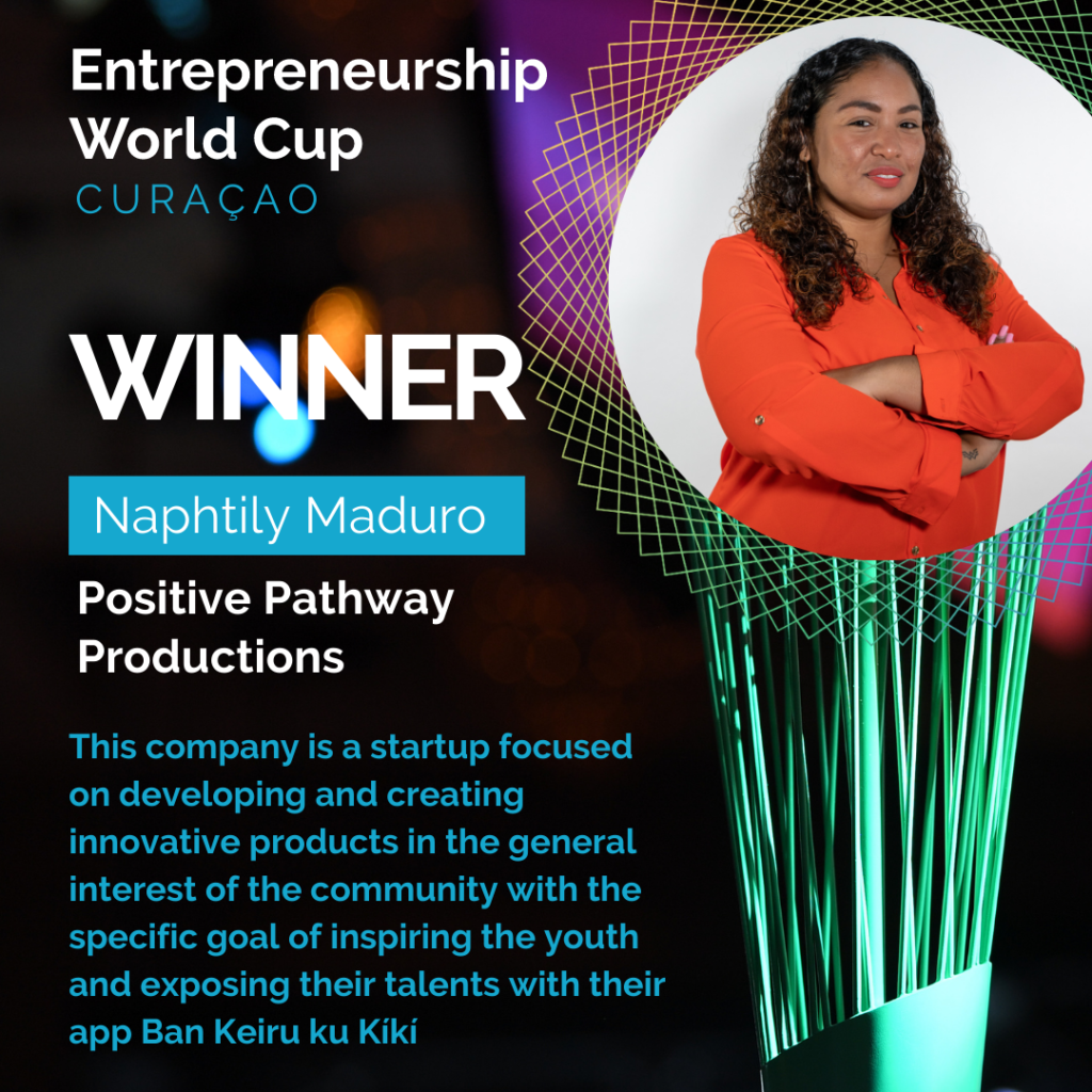 Positive Pathway Productions wint hoofdprijs in Curaçaose Finale van Entrepreneurship World Cup