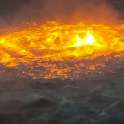 Video | Lek in pijpleiding veroorzaakt brand in Golf van Mexico