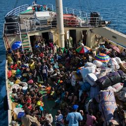 Meer migranten en verdubbeling dodental bij oversteek via Middellandse Zee