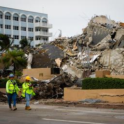Nog eens veertien lichamen gevonden onder puin ingestorte flat Miami