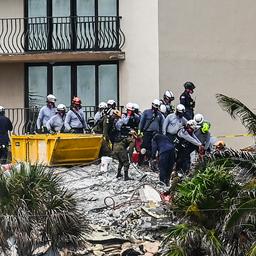 Twee dode kinderen onder puin van ingestorte flat Miami gehaald