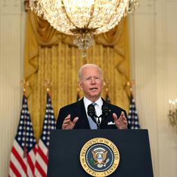 Biden verdedigt aftocht Afghanistan: ‘VS was er niet om staat op te bouwen’