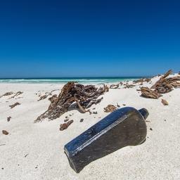 Japanse flessenpost bereikt na 37 jaar Hawaïaans strand