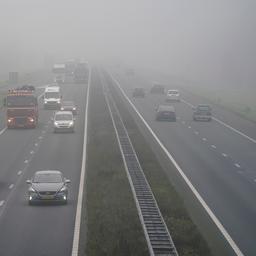 KNMI waarschuwde voor dichte mist in westen en midden van het land