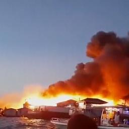 Video | Enorme brand verwoest bijna helft van Hondurees eiland