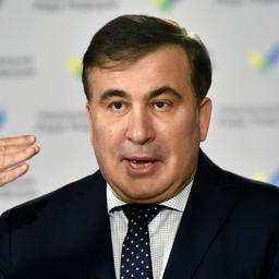 Opgepakte oud-president Saakashvili roept Georgiërs ertoe op te stemmen