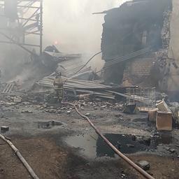 Zestien doden na explosie en brand in Russische buskruitfabriek