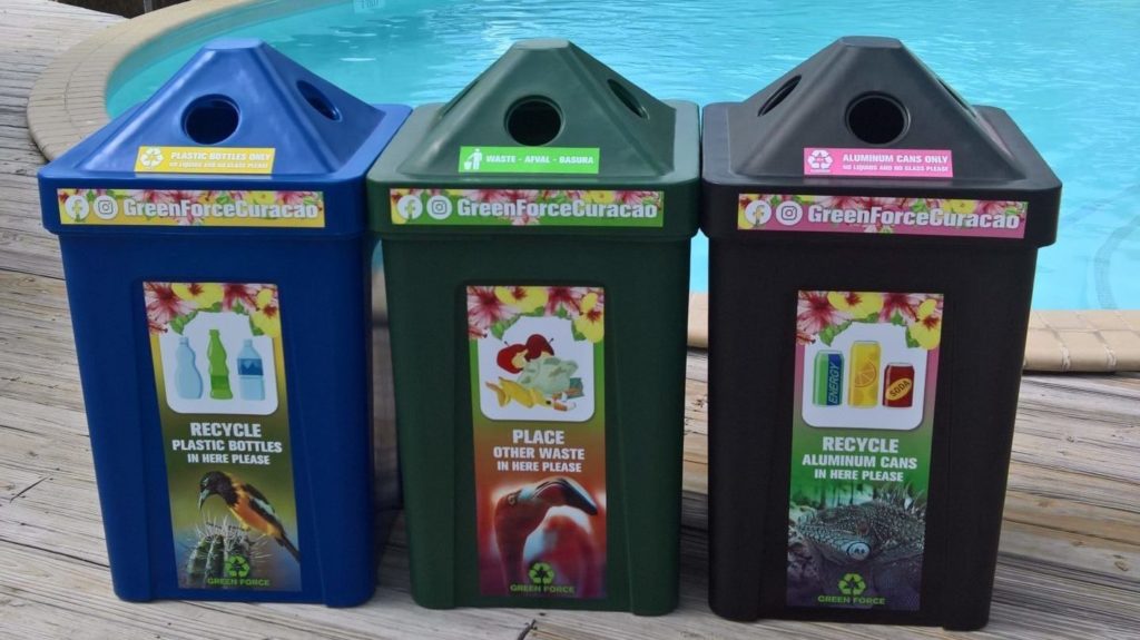 Extra recycling station bij Chogogo resort