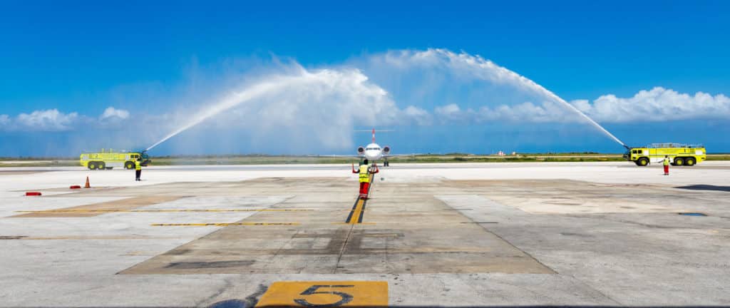 Inaugurele vlucht Jetair op route Curaçao – Medellín