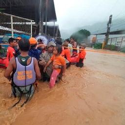 Dodental door storm op de Filipijnen stijgt tot ruim tweehonderd