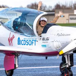 19-jarige Vlaams-Britse vrouw breekt wereldrecord met solovlucht rond de wereld