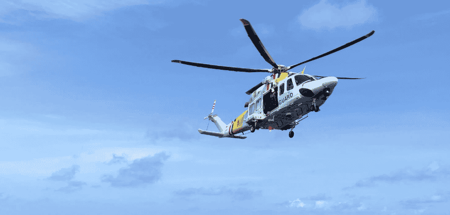 Kustwacht helikopter haalt gewonde toerist uit Washington National Park
