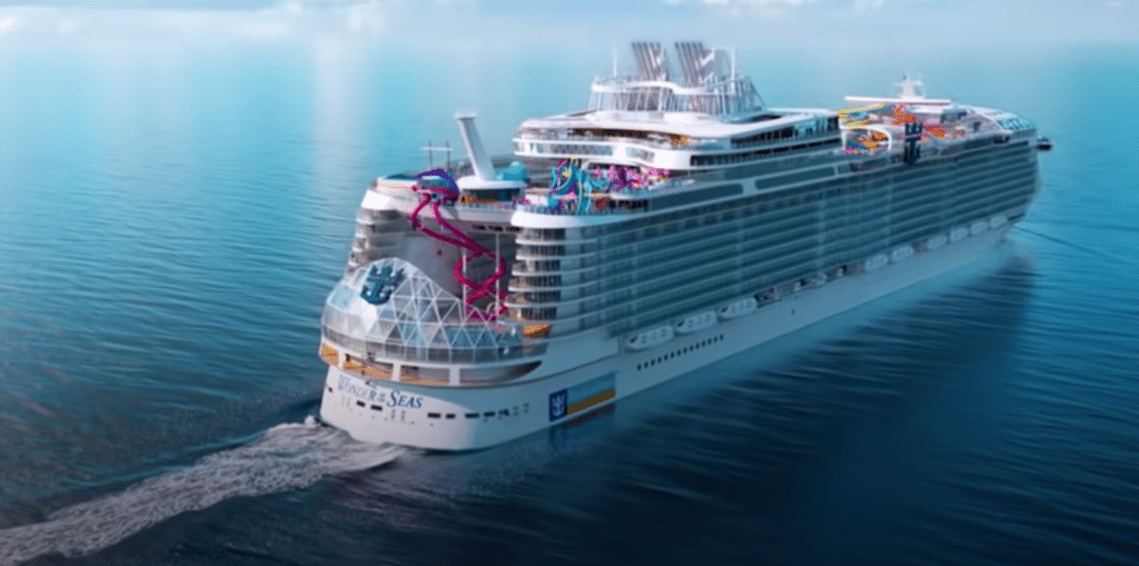 Sint Maarten ontvangt s’ werelds grootste cruiseschip