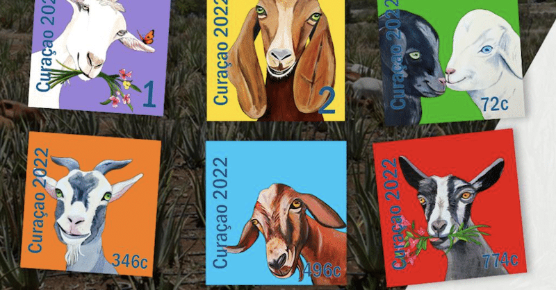 Cpost brengt nieuwe postzegels uit met geiten