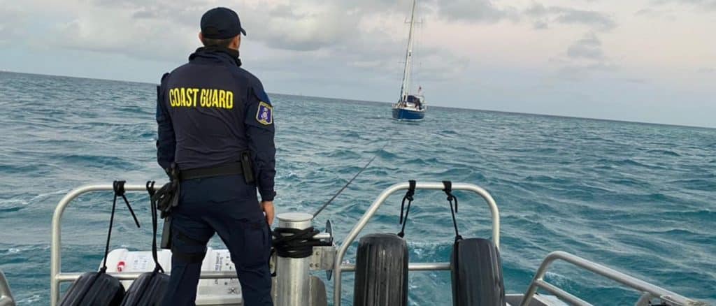 Kustwacht redt meerdere boten uit Bonaire 