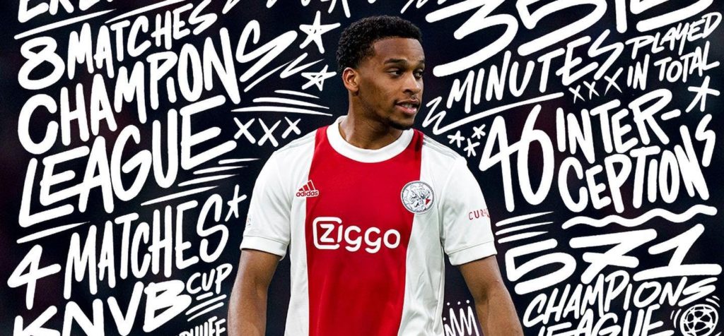 Ajax speler Jurriën Timber uitgeroepen tot Talent van het Jaar 