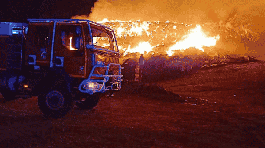 Grote brand op stortplaats Sint Maarten