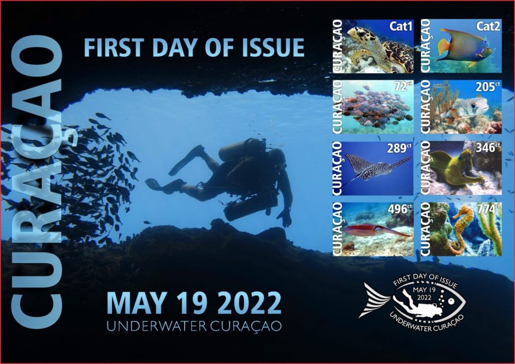 Cpost lanceert nieuwe postzegels met Curaçaose onderwaterwereld