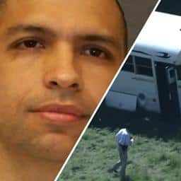 Video | Klopjacht in VS gaande op moordenaar die ontsnapt uit bus
