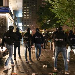 Nog zestien mensen vast na ongeregeldheden in Rotterdam