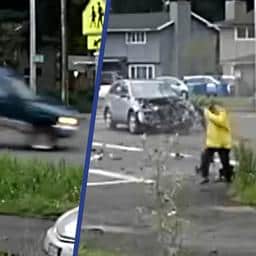 Video | Vrouw op haar na geraakt door gestolen pick-up VS