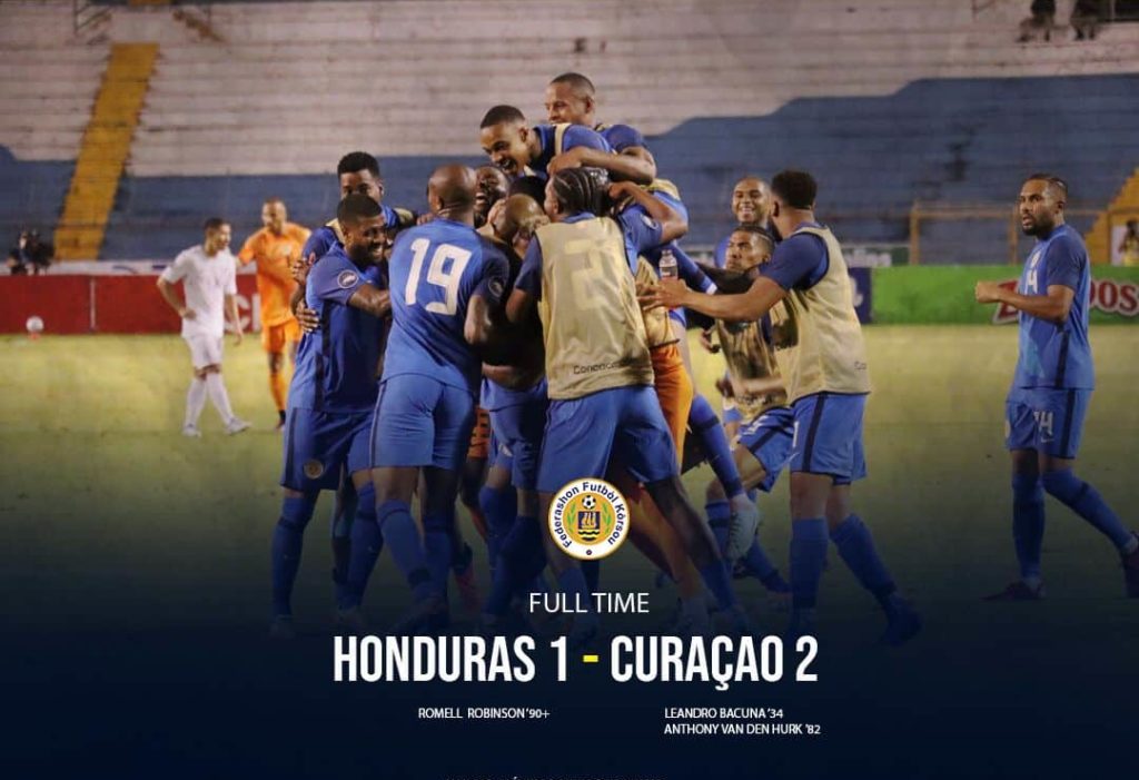 Curaçao wint met 1-2 van Honduras