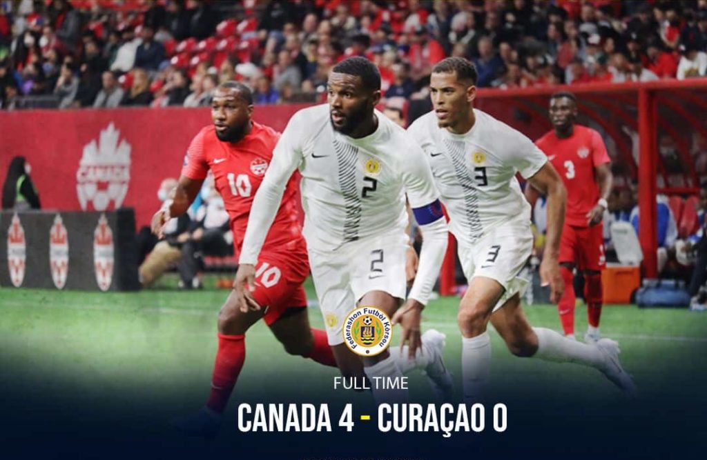 Curaçao verliest met 4-0 van Canada
