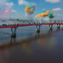 Video | Rusland opent eerste snelwegbrug naar China