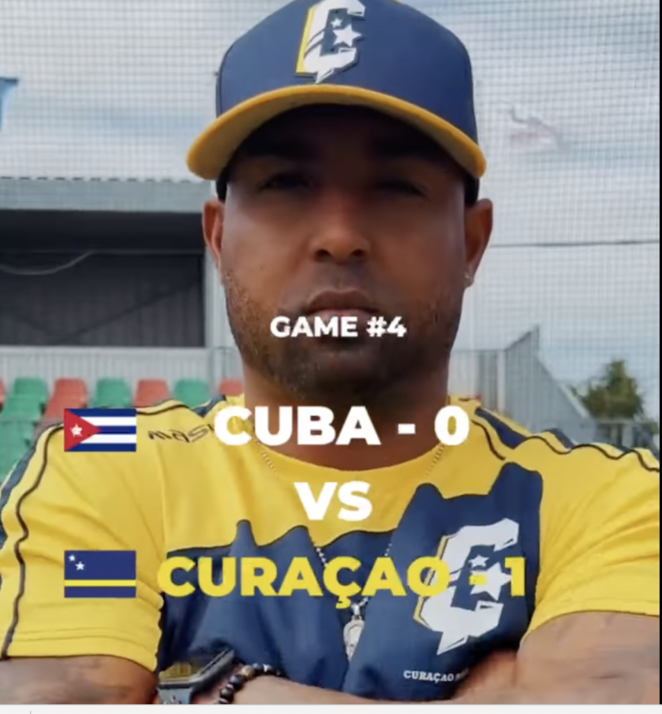 Curaçao wint van Cuba in Honkbalweek Haarlem