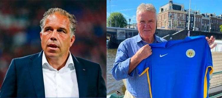 Curaçaose voetbalbond neemt officieel afscheid van Art Langeler en Guus Hiddink