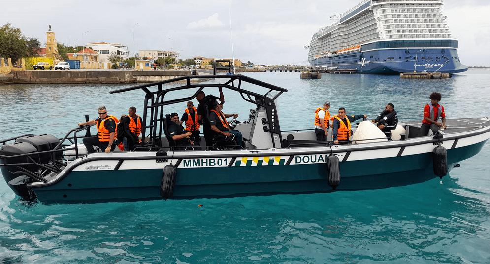 Nieuwe douaneboot aangekomen op Bonaire