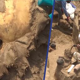 Video | Archeologen onderzoeken eeuwenoude graven in Peru